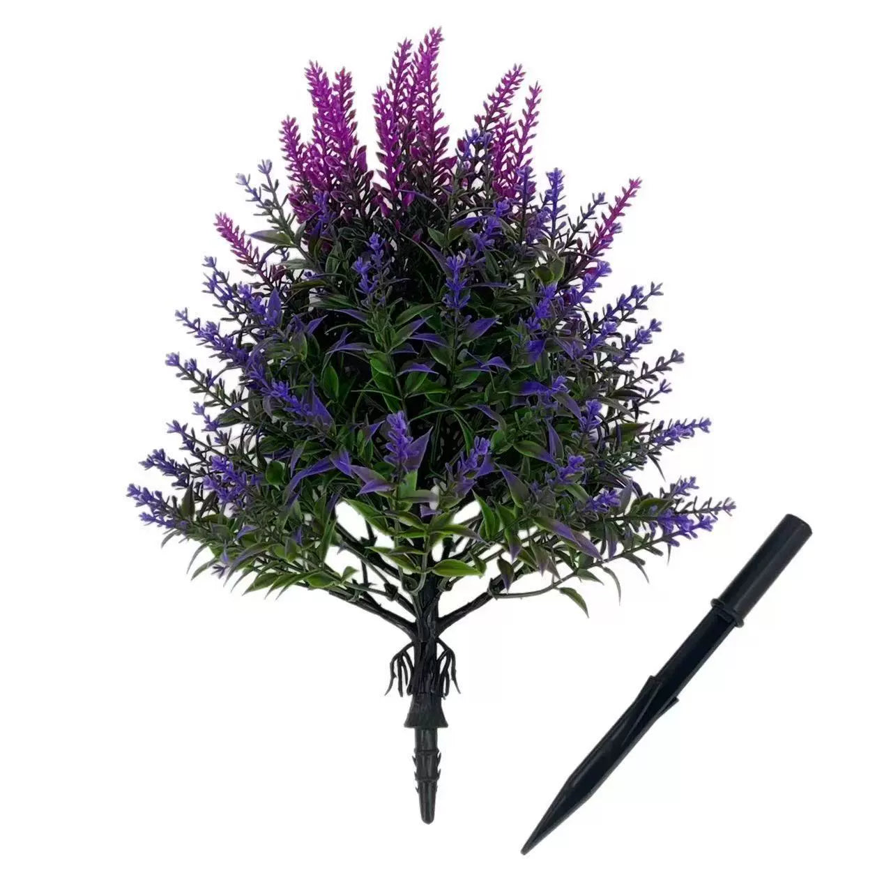 2er Set, 20" Lavendel Kunstblumen, realistisch, für Hochzeiten, Dekoration, Café, Einzelhandel, langlebig, pflegeleicht