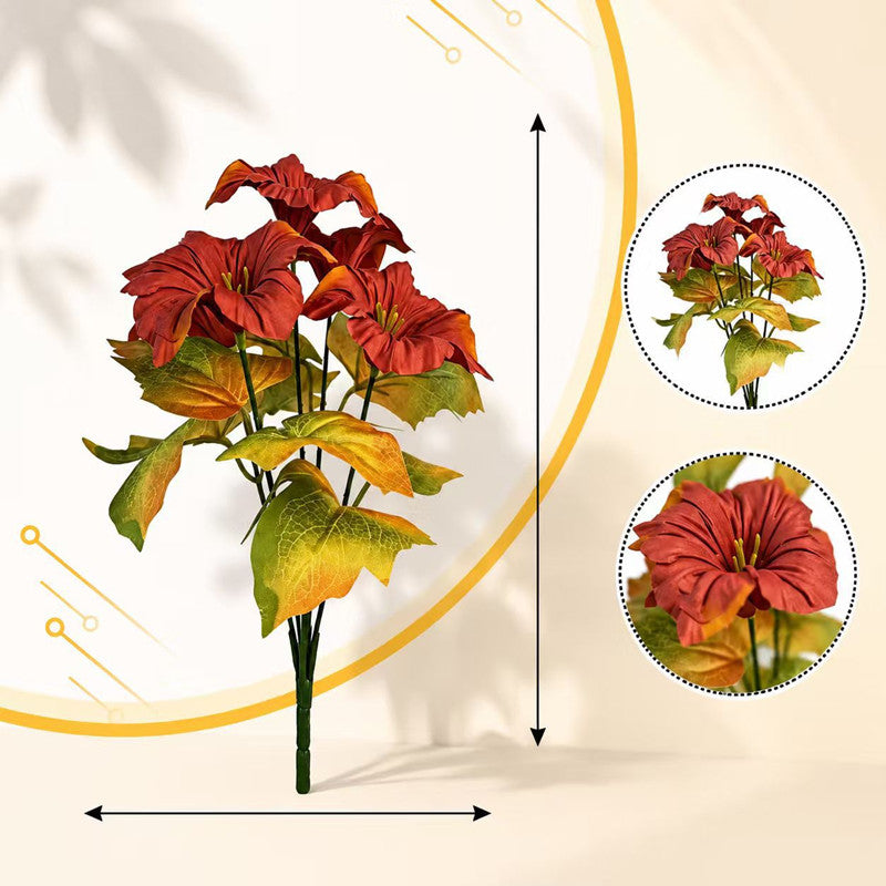 Herbstfarben Petunie Kunstblume 30" lang, realistisch, ideal für Hochzeiten, Innendekoration, Cafés, langlebig