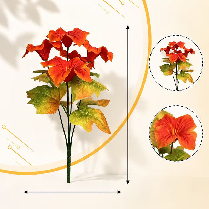Herbstfarben Petunie Kunstblume 30" lang, realistisch, ideal für Hochzeiten, Innendekoration, Cafés, langlebig