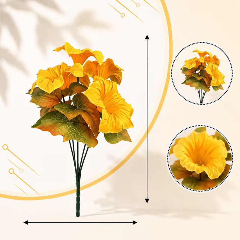 Herbstfarben Petunie Kunstblume 30" lang, realistisch, ideal für Hochzeiten, Innendekoration, Cafés, langlebig