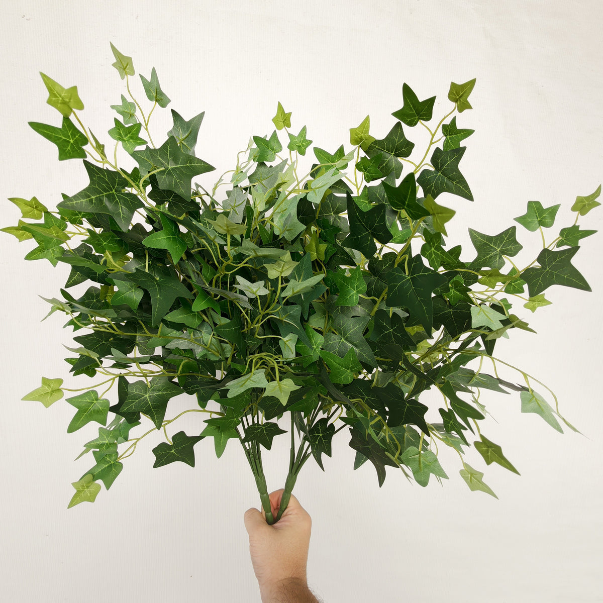 Künstlicher Efeu Busch 2er Set, 60 cm, UV-beständig für Außenbereich, – kunstblumenshop