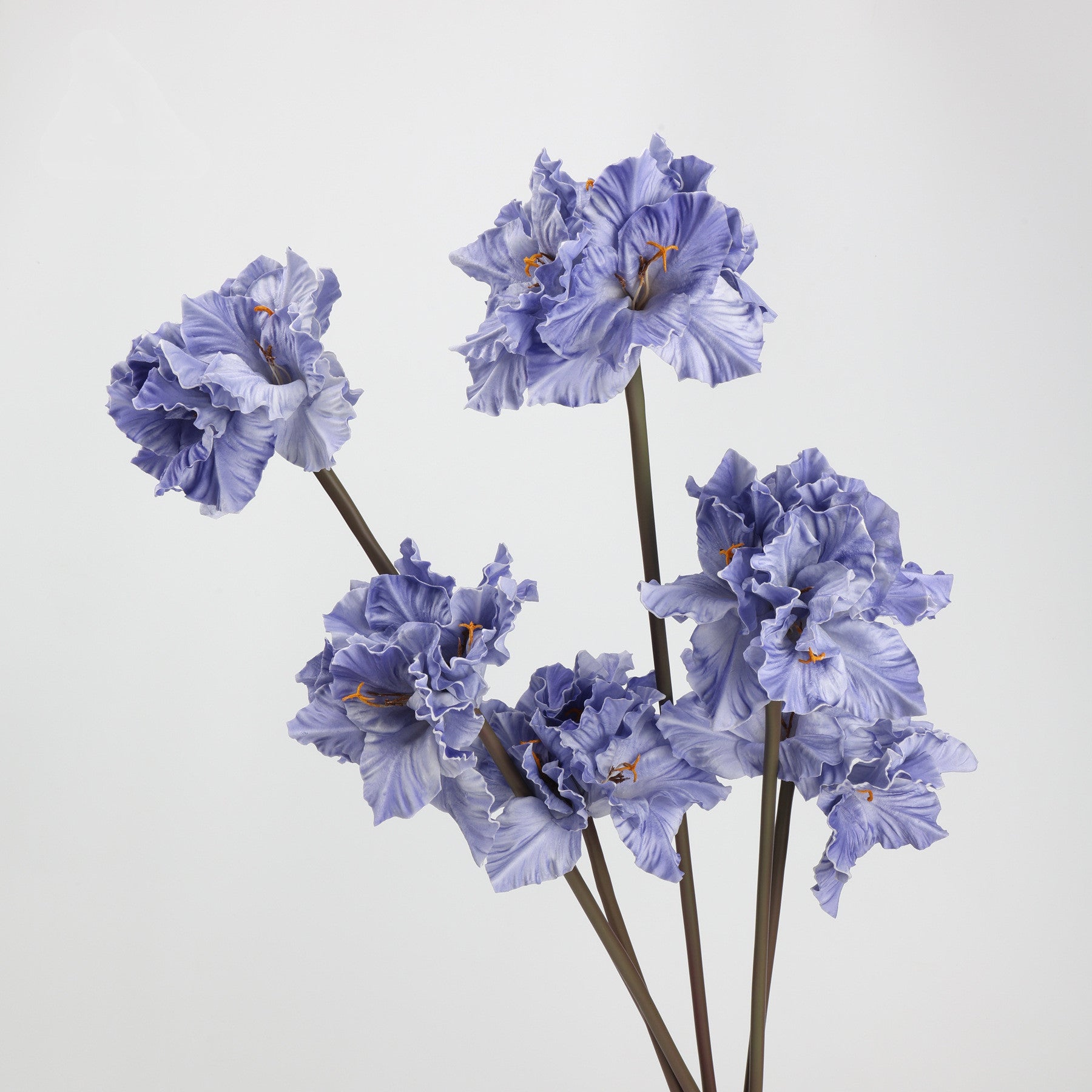 Künstliche Gladiole, 70 cm, realistisch, 7 Farben – ideal für Hochzeiten, Innendekoration & Blumenarrangements