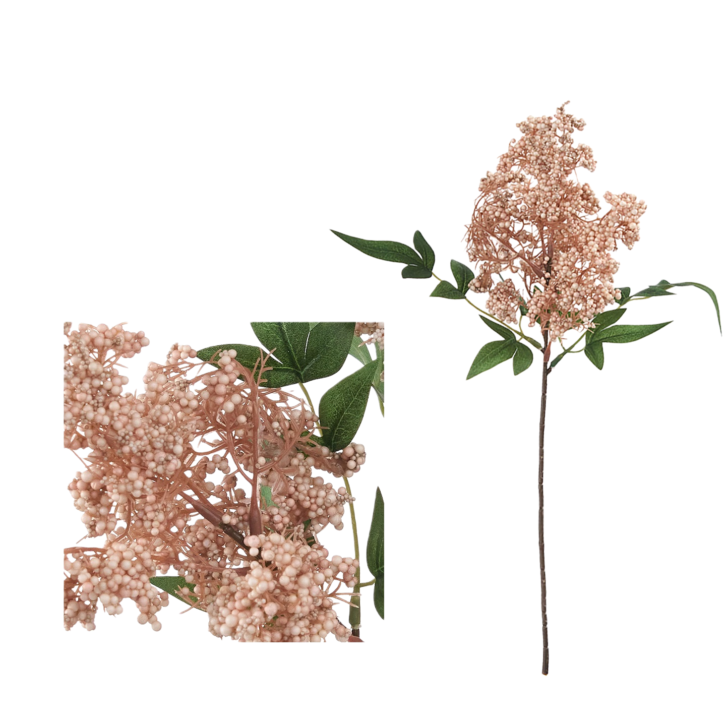 8er Set Künstliche Beeren-Zweige 40 cm, Realistische Deko-Stiele für Vase, DIY-Gestecke, Hochzeitsdeko, Herbst & Ganzjährige Dekoration