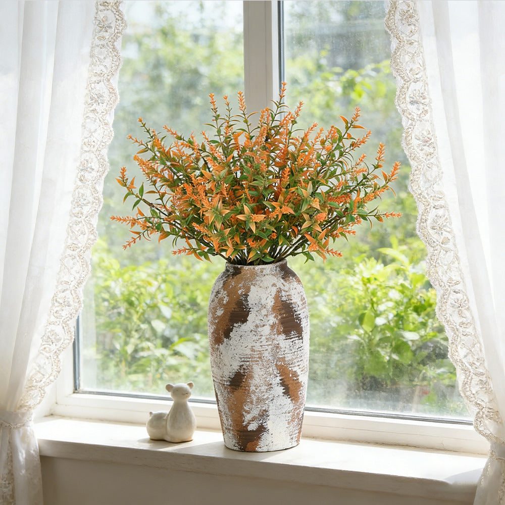 Künstlicher Lavendel 12er Set, 34 cm Herbstlicher Deko Lavendelstrauß, – kunstblumenshop