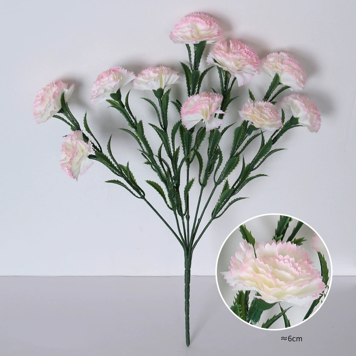10 Kopf Kunstblumen, 41 cm hoch, realistisch, ideal für Hochzeiten, Innendekoration, Muttertag, langlebig, pflegeleicht