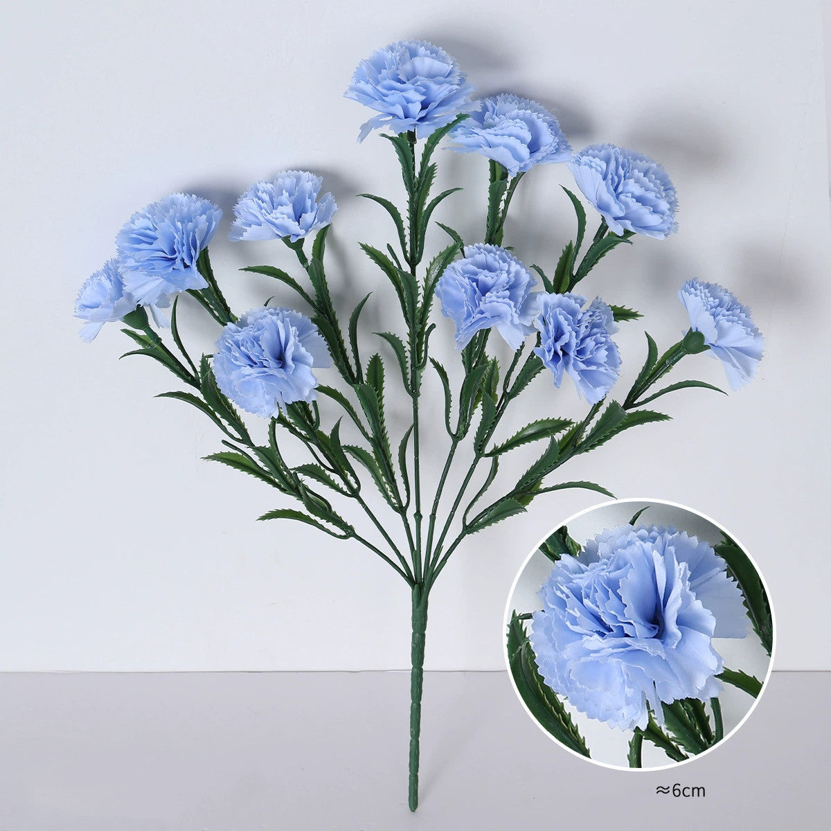 10 Kopf Kunstblumen, 41 cm hoch, realistisch, ideal für Hochzeiten, Innendekoration, Muttertag, langlebig, pflegeleicht