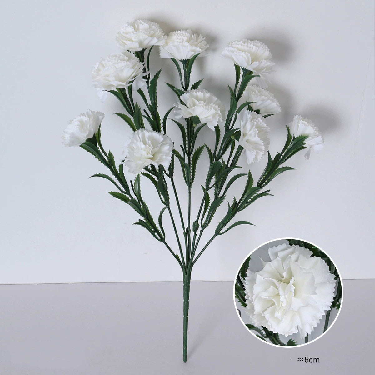 10 Kopf Kunstblumen, 41 cm hoch, realistisch, ideal für Hochzeiten, Innendekoration, Muttertag, langlebig, pflegeleicht