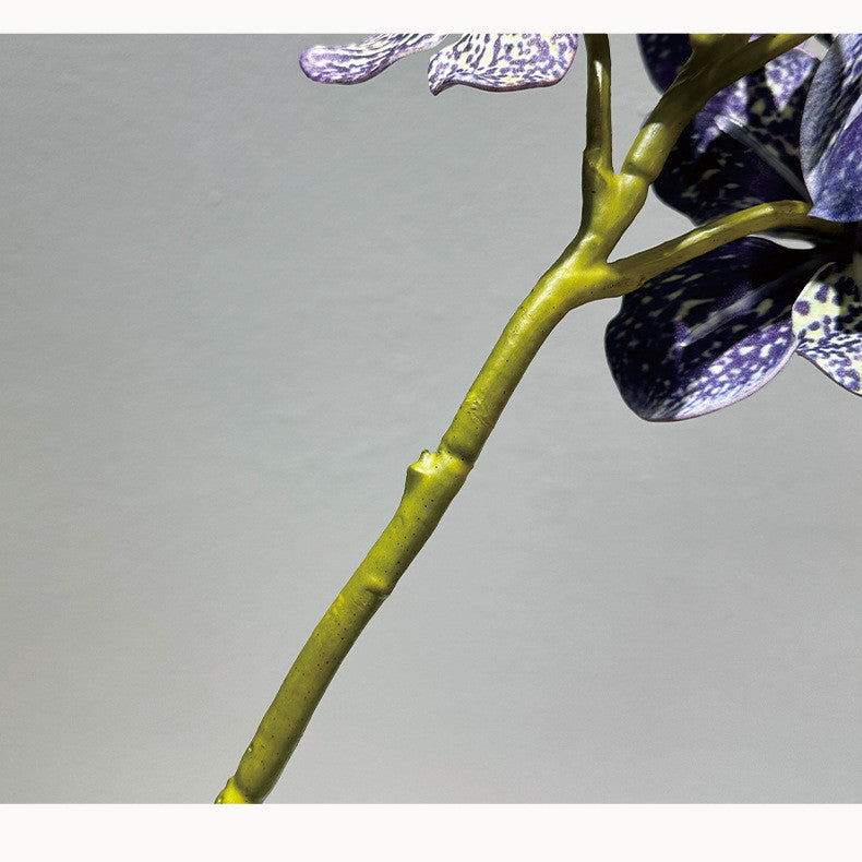 2er Set 20cm künstliche Orchideen, realistische PU-Blüten, ideal für Hochzeiten, Tischdekoration, Wohnaccessoires, langlebig, pflegeleicht