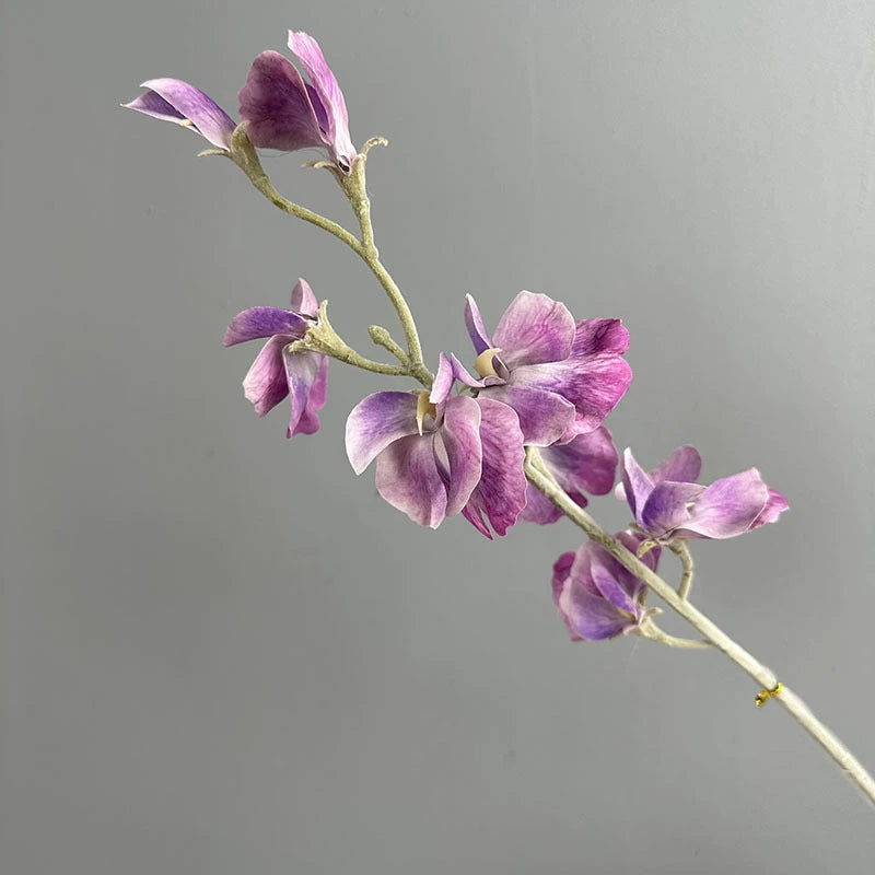 Künstliche Pea Flower 63 cm, realistische Berührung, 7 Farben, perfekt für Hochzeiten, Innendekoration, Cafés, Einzelhandel