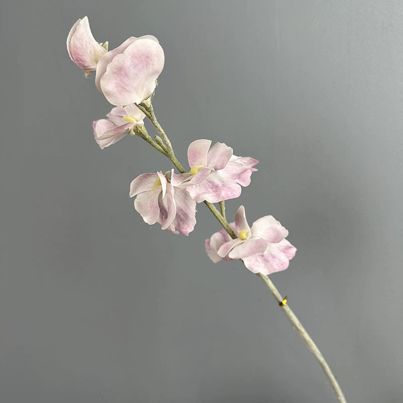 Künstliche Pea Flower 63 cm, realistische Berührung, 7 Farben, perfekt für Hochzeiten, Innendekoration, Cafés, Einzelhandel