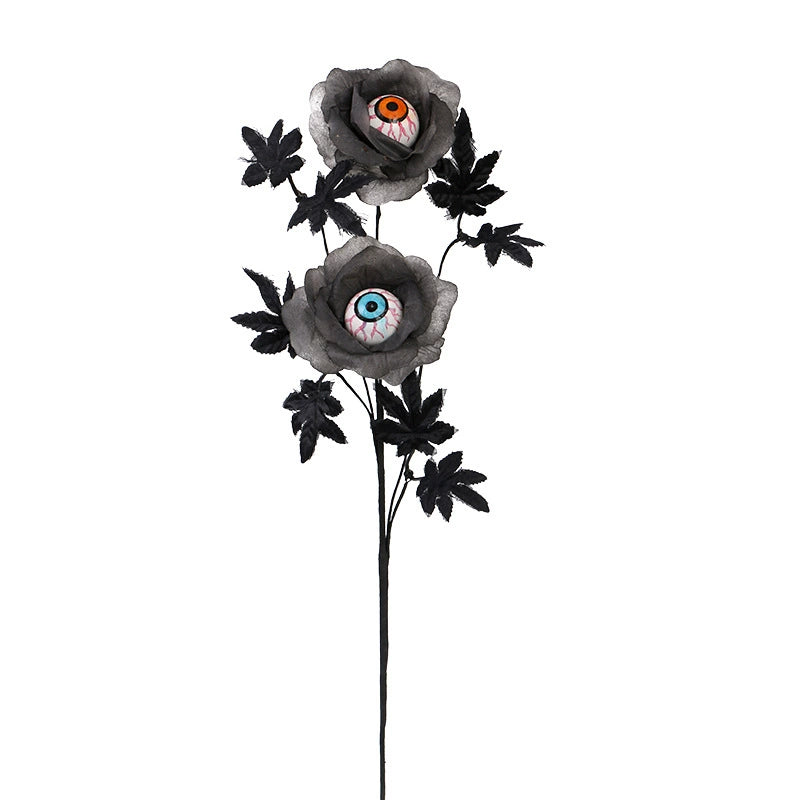 Künstlicher Augapfel-Blumenstecker, 50 cm Gothic Dekozweig, Halloween Horror Deko, für Vasen & Gestecke, Floristik, Dark Academia
