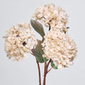 3er Set Herbst-Hortensien, realistische Seidenblumen, Höhe 40cm, Durchmesser 15cm, ideal für Hochzeiten, Dekoration und Floristik