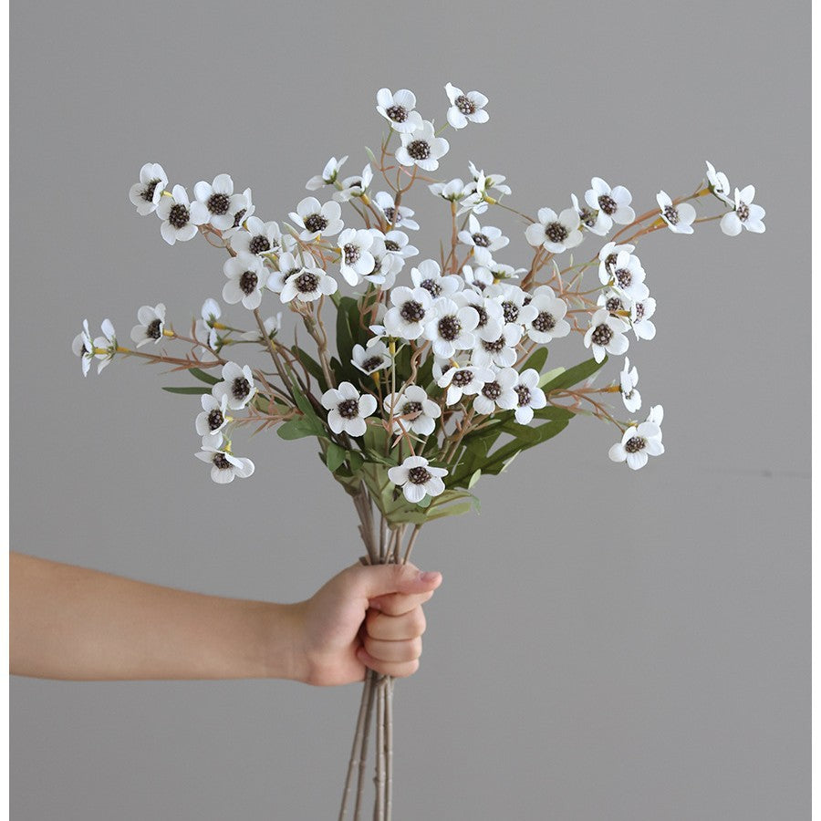 Künstliche Winterblüte 60 cm, realistisch, langlebig, ideal für Hochzeiten, Veranstaltungen, Dekoration