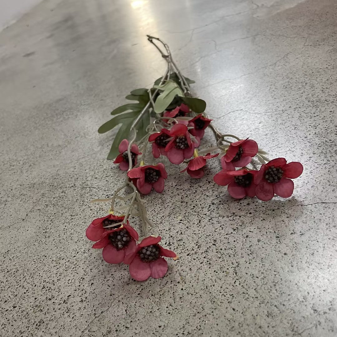Künstliche Winterblüte 60 cm, realistisch, langlebig, ideal für Hochzeiten, Veranstaltungen, Dekoration