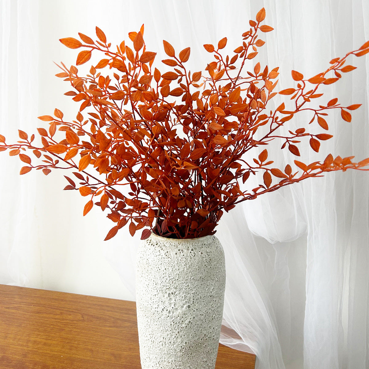 Künstliche Nandina Domestica 93 cm, realistische Optik, ideal für Hochzeiten, Veranstaltungen und Zuhause, langlebig, pflegeleicht, dekorativ