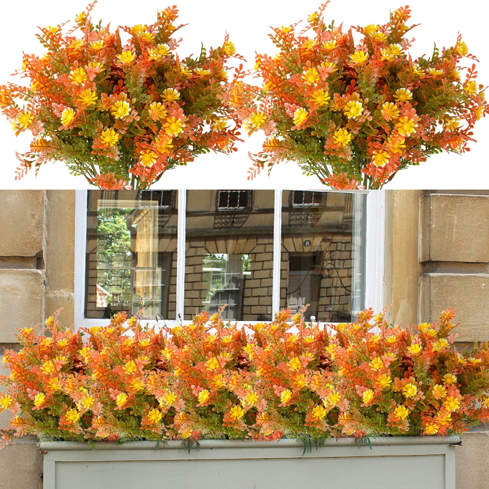 Künstliche Eukalyptus-Pflanze, 35 cm, realistisch, ideal für Hochzeiten, Dekoration, Café, Einzelhandel, 5er Set