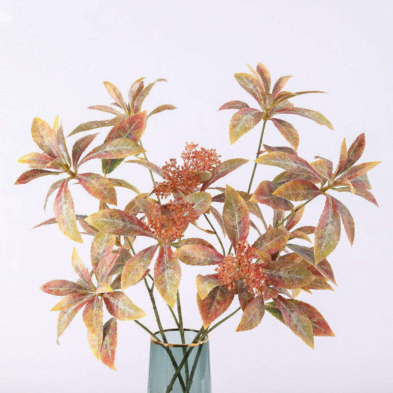 Faux-Fruchtbaum mit Maizui-Blättern, 54 cm hoch, täuschend echt, ideal für Hochzeiten, Cafés, Einzelhandel, langlebige Deko