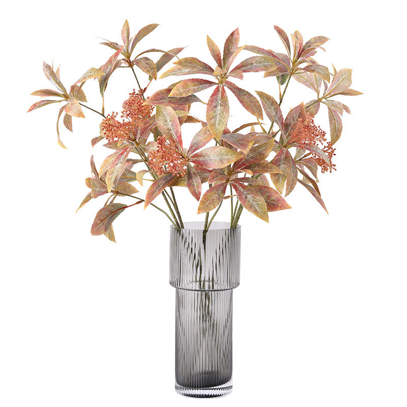 Faux-Fruchtbaum mit Maizui-Blättern, 54 cm hoch, täuschend echt, ideal für Hochzeiten, Cafés, Einzelhandel, langlebige Deko
