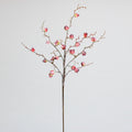 Winterliche, frostige Kunstblumen Zweig-Dekoration 75cm, realistisch, in 5 Farben, ideal für Hochzeiten, Cafés, Einzelhandel, langlebig und pflegeleicht