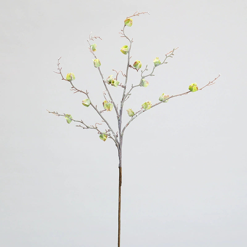 Winterliche, frostige Kunstblumen Zweig-Dekoration 75cm, realistisch, in 5 Farben, ideal für Hochzeiten, Cafés, Einzelhandel, langlebig und pflegeleicht