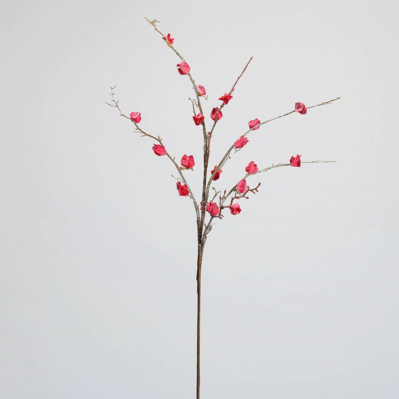 Winterliche, frostige Kunstblumen Zweig-Dekoration 75cm, realistisch, in 5 Farben, ideal für Hochzeiten, Cafés, Einzelhandel, langlebig und pflegeleicht