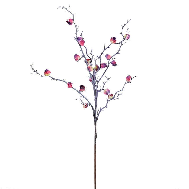 Winterliche, frostige Kunstblumen Zweig-Dekoration 75cm, realistisch, in 5 Farben, ideal für Hochzeiten, Cafés, Einzelhandel, langlebig und pflegeleicht