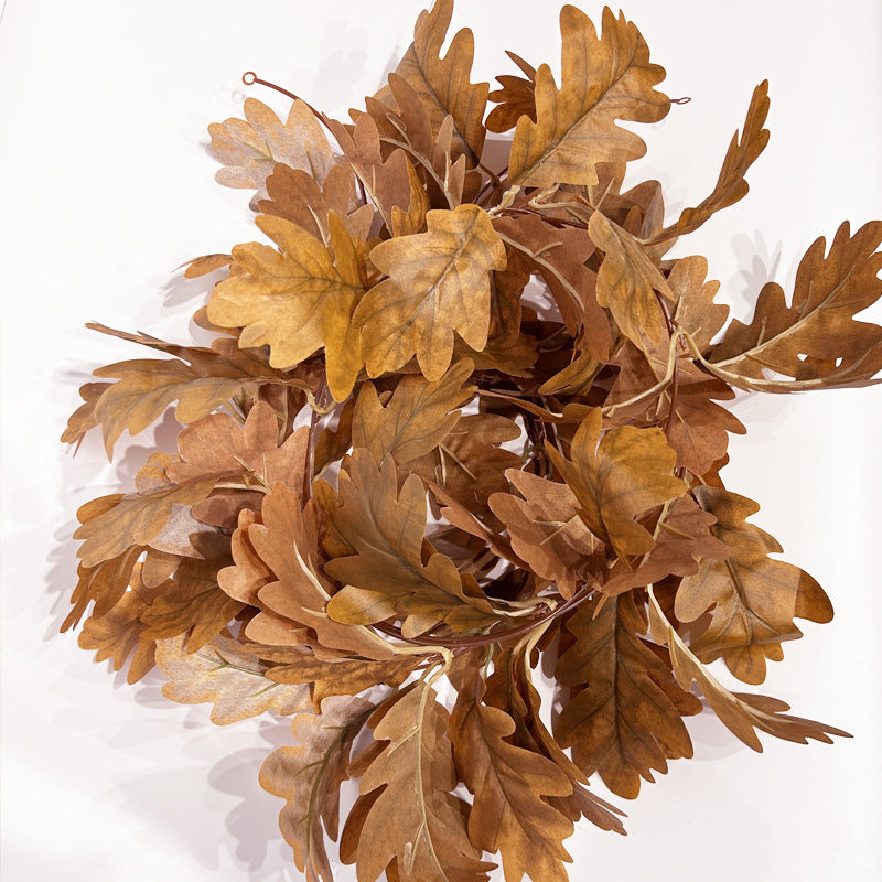 Künstliche Chrysanthemen-Girlande, 245 cm lange Blätterranke, Täuschend echt für Herbstdeko, Hochzeit, Gastronomie & Eventfloristik