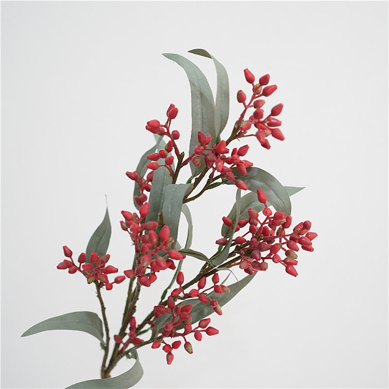 Eukalyptusfrucht 76cm, hochwertige Kunstpflanze, realistische Optik, ideal für Hochzeiten, Cafés, Einzelhandel, langlebige Dekoration