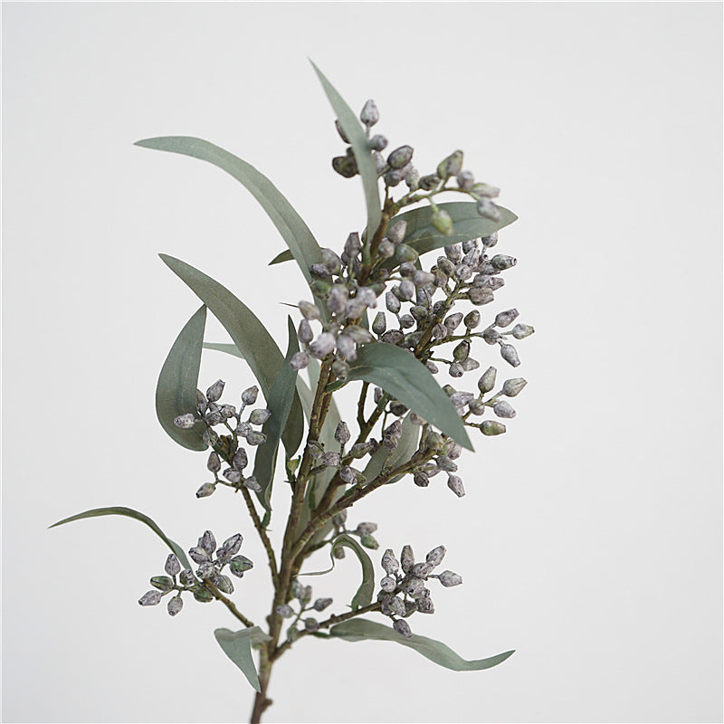 Eukalyptusfrucht 76cm, hochwertige Kunstpflanze, realistische Optik, ideal für Hochzeiten, Cafés, Einzelhandel, langlebige Dekoration