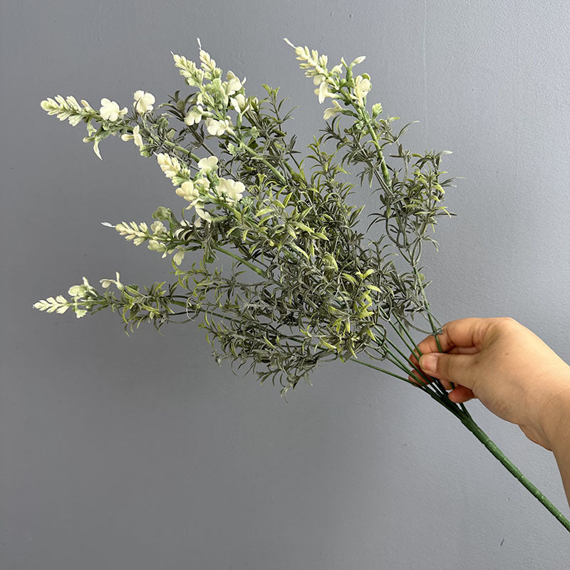 2er Set Lavendel Kunstblumen 53 cm, realistische Optik, ideal für Hochzeiten, Innendekoration, Cafés, Hotels