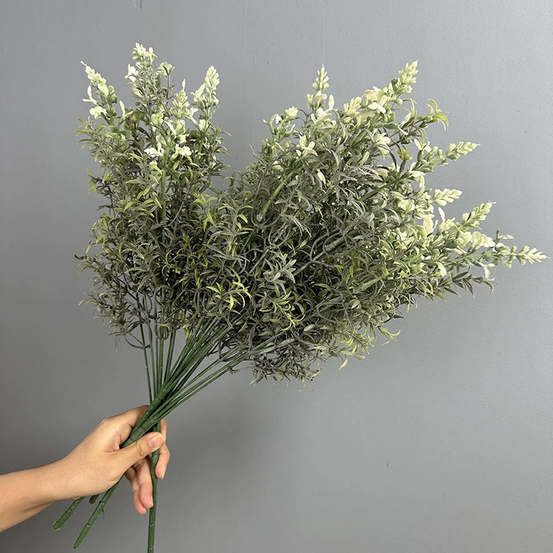 2er Set Lavendel Kunstblumen 53 cm, realistische Optik, ideal für Hochzeiten, Innendekoration, Cafés, Hotels