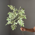 Künstliche Sternjasmin Ranke 86 cm, Naturgetreue Hängepflanze in Real-Touch-Qualität, Langlebige Deko für Hochzeit, Gastronomie & Zuhause
