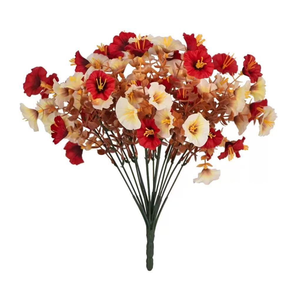16 Köpfe Herbst-Knöterich, 35 cm, hochwertige Kunstblumen, ideal für Hochzeiten, Cafés, Innenräume, langlebig und pflegeleicht