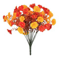 16 Köpfe Herbst-Knöterich, 35 cm, hochwertige Kunstblumen, ideal für Hochzeiten, Cafés, Innenräume, langlebig und pflegeleicht