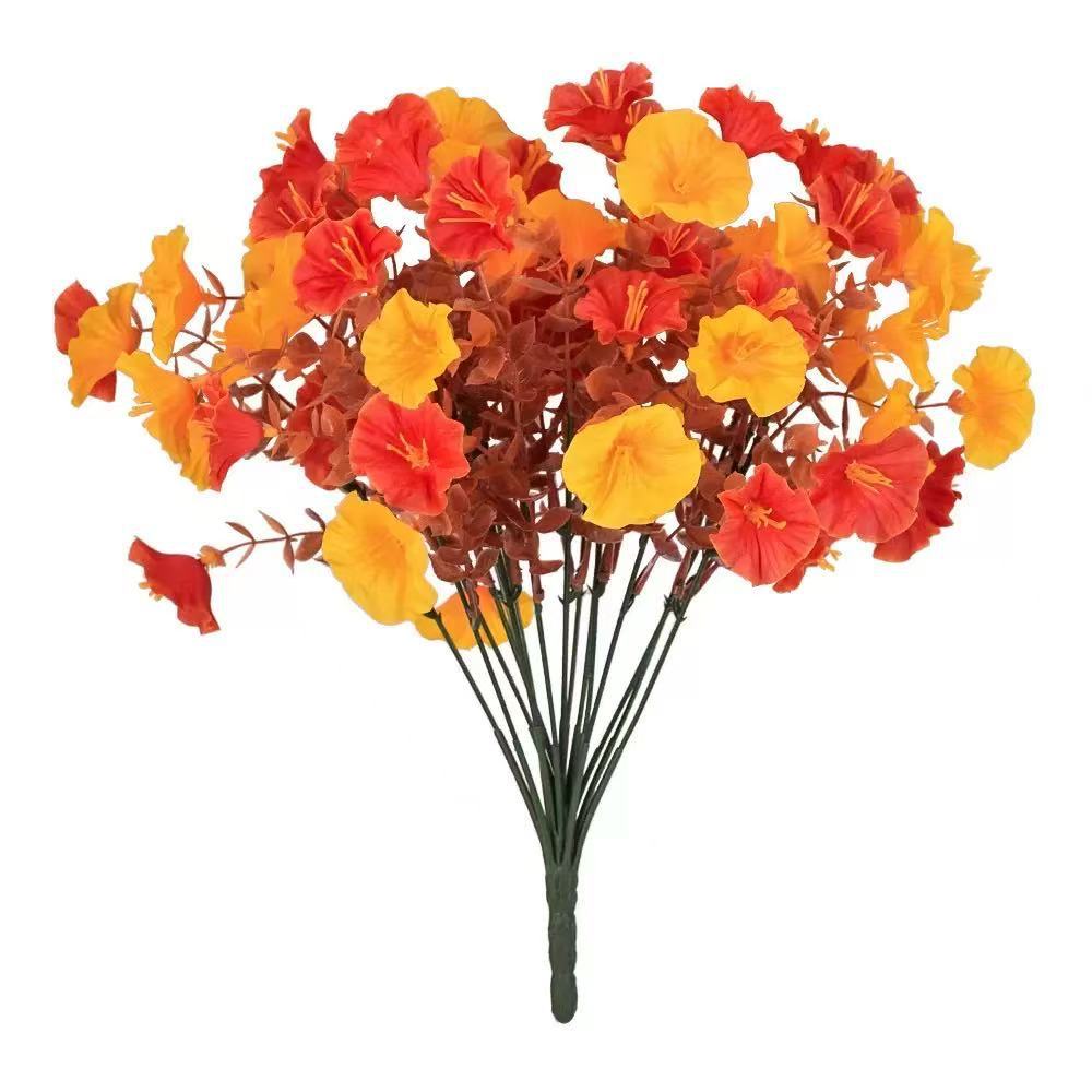 16 Köpfe Herbst-Knöterich, 35 cm, hochwertige Kunstblumen, ideal für Hochzeiten, Cafés, Innenräume, langlebig und pflegeleicht