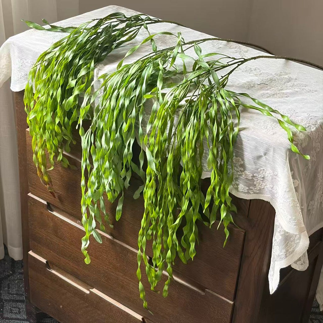 Hochwertige Kelp Vine Wanddeko, 130cm lang, 80cm hoch, realistisch, langlebig, perfekt für Hochzeiten, Cafés, Einzelhandel, Dekoration