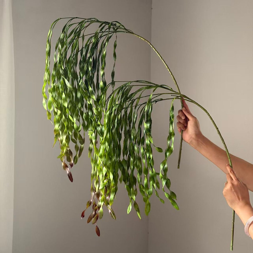 Hochwertige Kelp Vine Wanddeko, 130cm lang, 80cm hoch, realistisch, langlebig, perfekt für Hochzeiten, Cafés, Einzelhandel, Dekoration