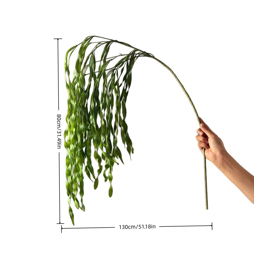 Hochwertige Kelp Vine Wanddeko, 130cm lang, 80cm hoch, realistisch, langlebig, perfekt für Hochzeiten, Cafés, Einzelhandel, Dekoration