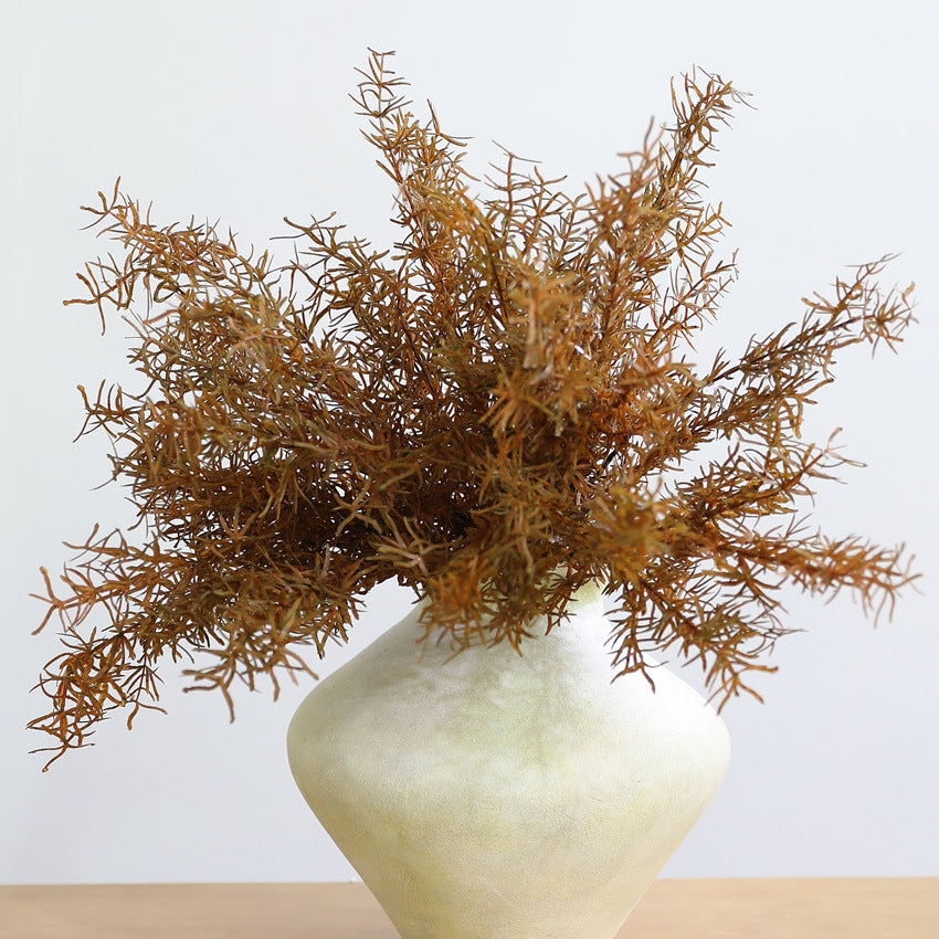 Fauxfarne 42cm & 50cm, realistisch, braun-grün, für Hochzeiten, Cafés, Innendekoration, pflegeleicht, langlebig