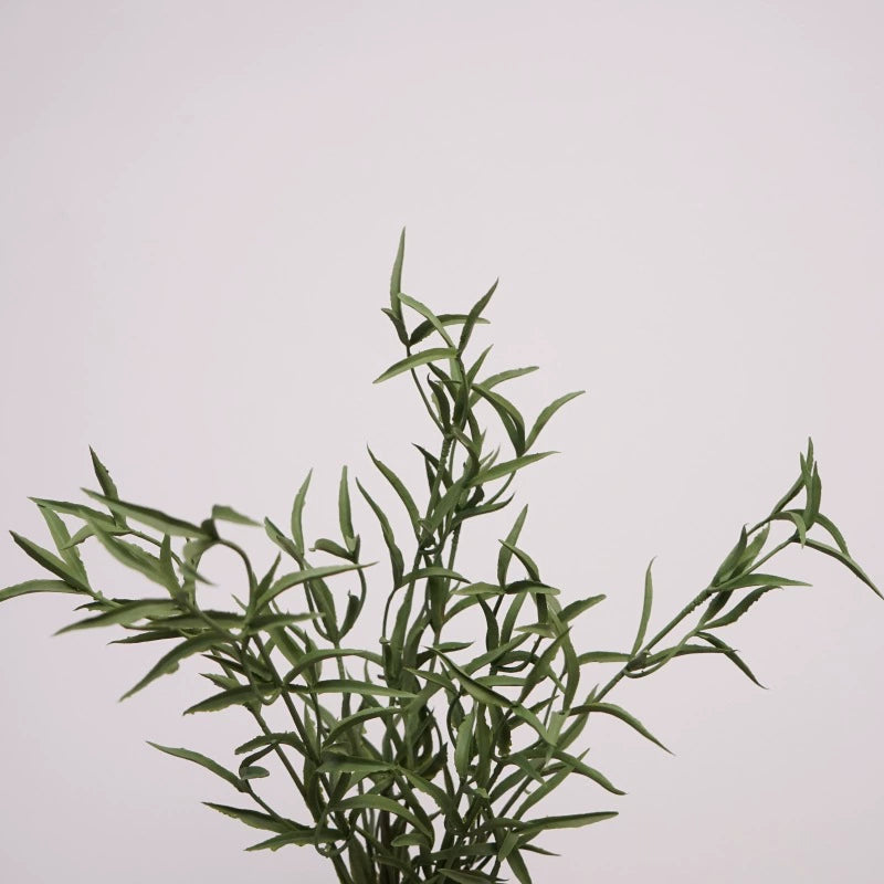 Künstlicher Rosmarin Zweig 44cm, Naturgetreue Kunstpflanze für Dekoration, Gestecke & Floristik, Hochwertiger Deko-Zweig für Zuhause, Hochzeit, Gastronomie