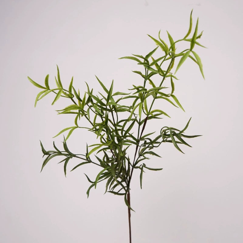 Künstlicher Rosmarin Zweig 44cm, Naturgetreue Kunstpflanze für Dekoration, Gestecke & Floristik, Hochwertiger Deko-Zweig für Zuhause, Hochzeit, Gastronomie