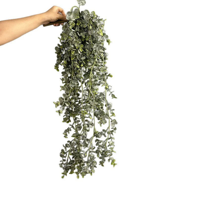 Künstliche Eukalyptus Hängepflanze 83 cm, Realistische Pflanzengirlande, Lebensechte Kunstpflanze für Wanddeko, Hochzeit, Gastronomie & Zuhause