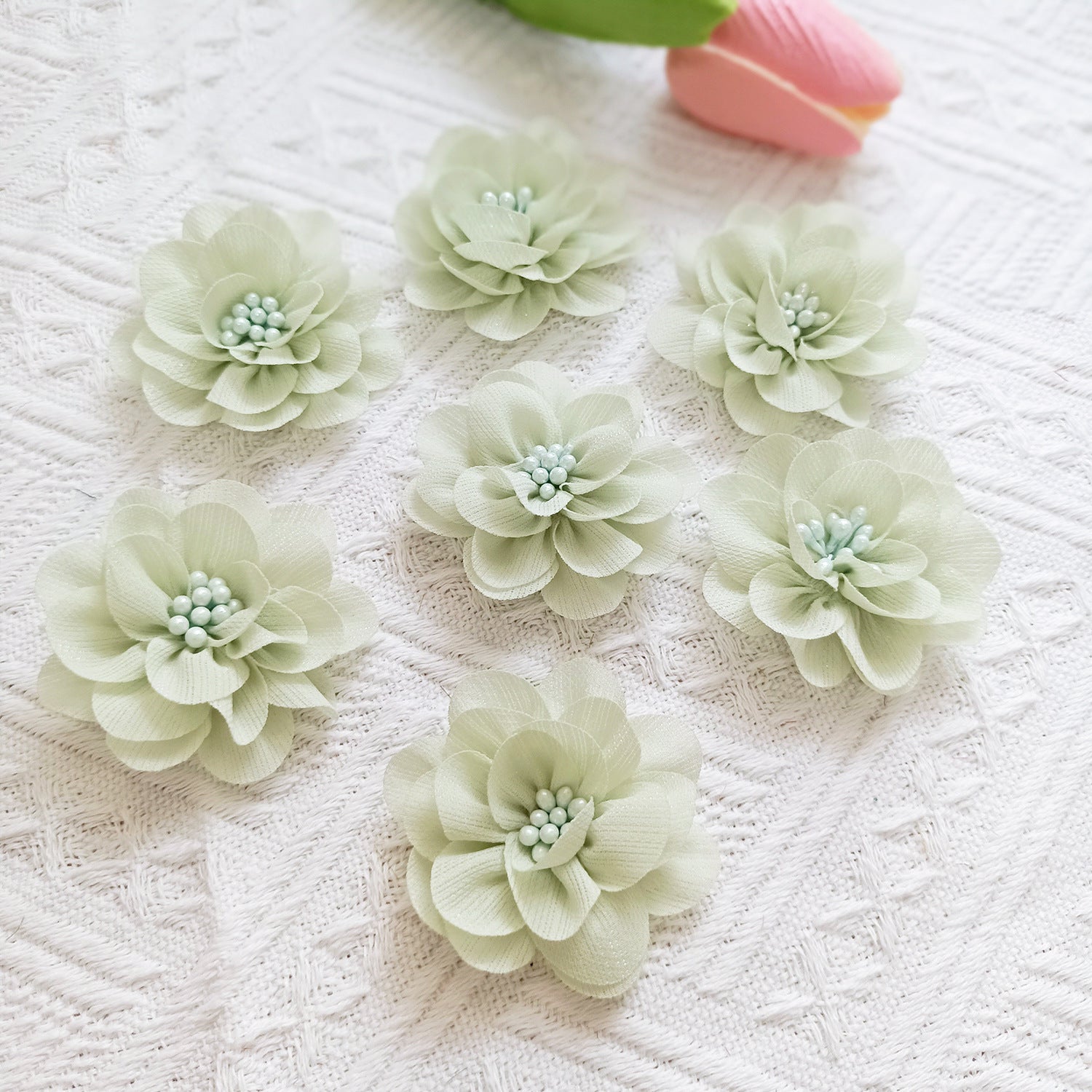 Künstliche Wildblumen Köpfe 5 cm, Realistische Stoffblüten für DIY, Basteln, Hochzeit, Gestecke, Haarschmuck, Geschenkdeko