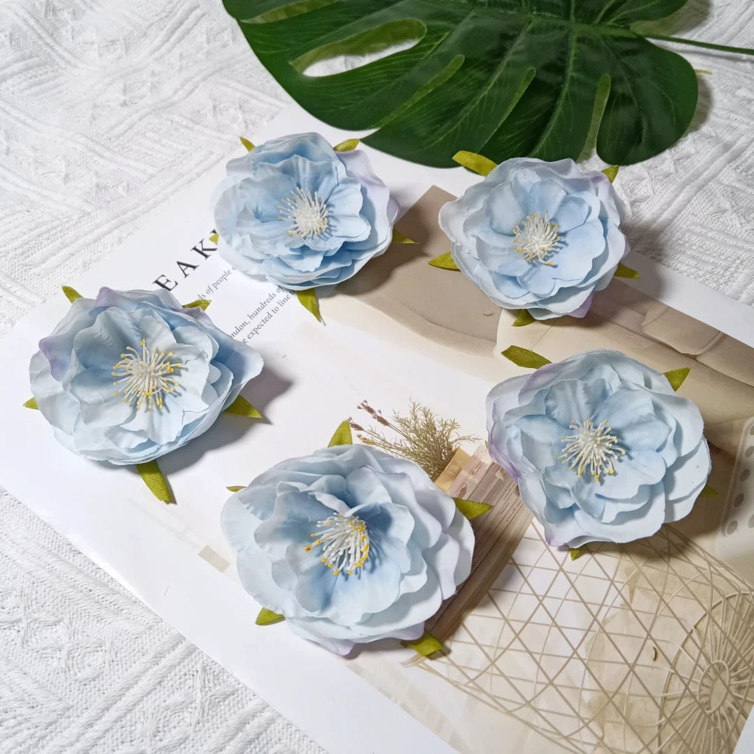 Künstliche Camellia Blüten, 6cm, realistisch, ideal für Hochzeiten, DIY Dekoration, Geschenkschachteln, Floristen, Eventplaner
