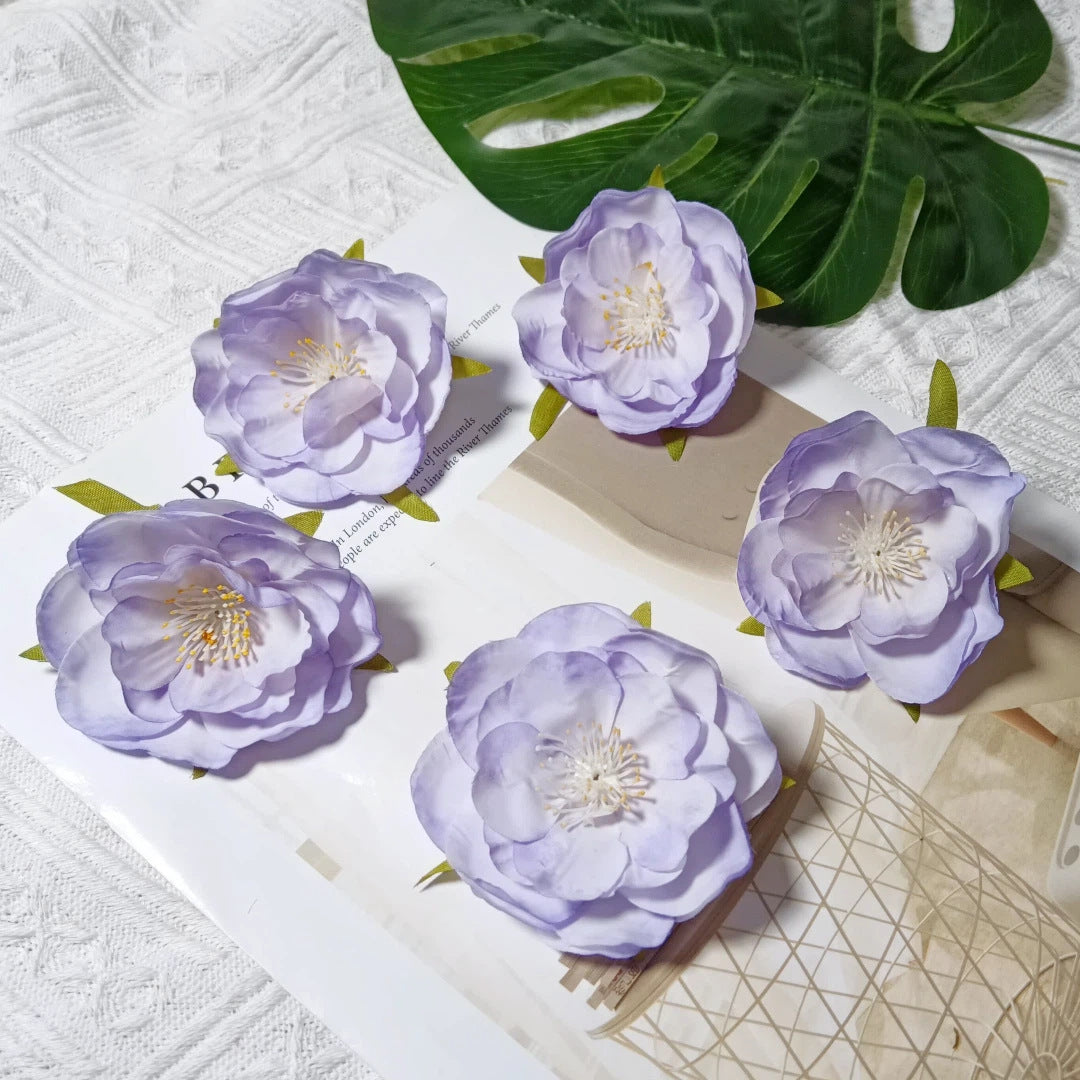 Künstliche Camellia Blüten, 6cm, realistisch, ideal für Hochzeiten, DIY Dekoration, Geschenkschachteln, Floristen, Eventplaner