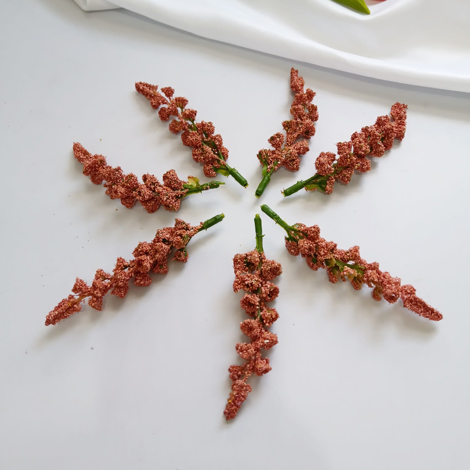 Echte Berührung Weizenpflanze Zubehör, 11cm, Dekorativ, Perfekt für Hochzeiten, DIY Geschenke, Blumenarrangements