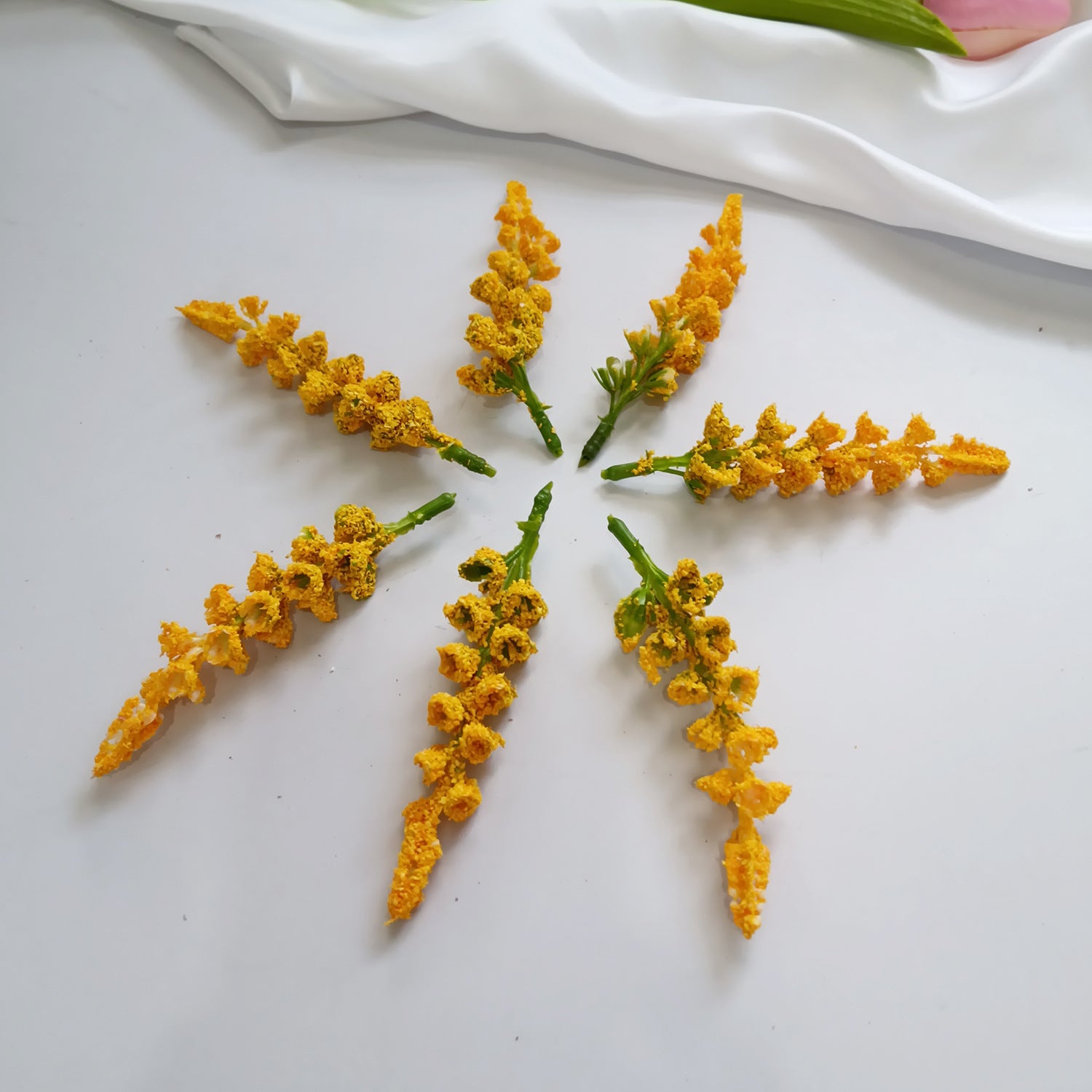 Echte Berührung Weizenpflanze Zubehör, 11cm, Dekorativ, Perfekt für Hochzeiten, DIY Geschenke, Blumenarrangements