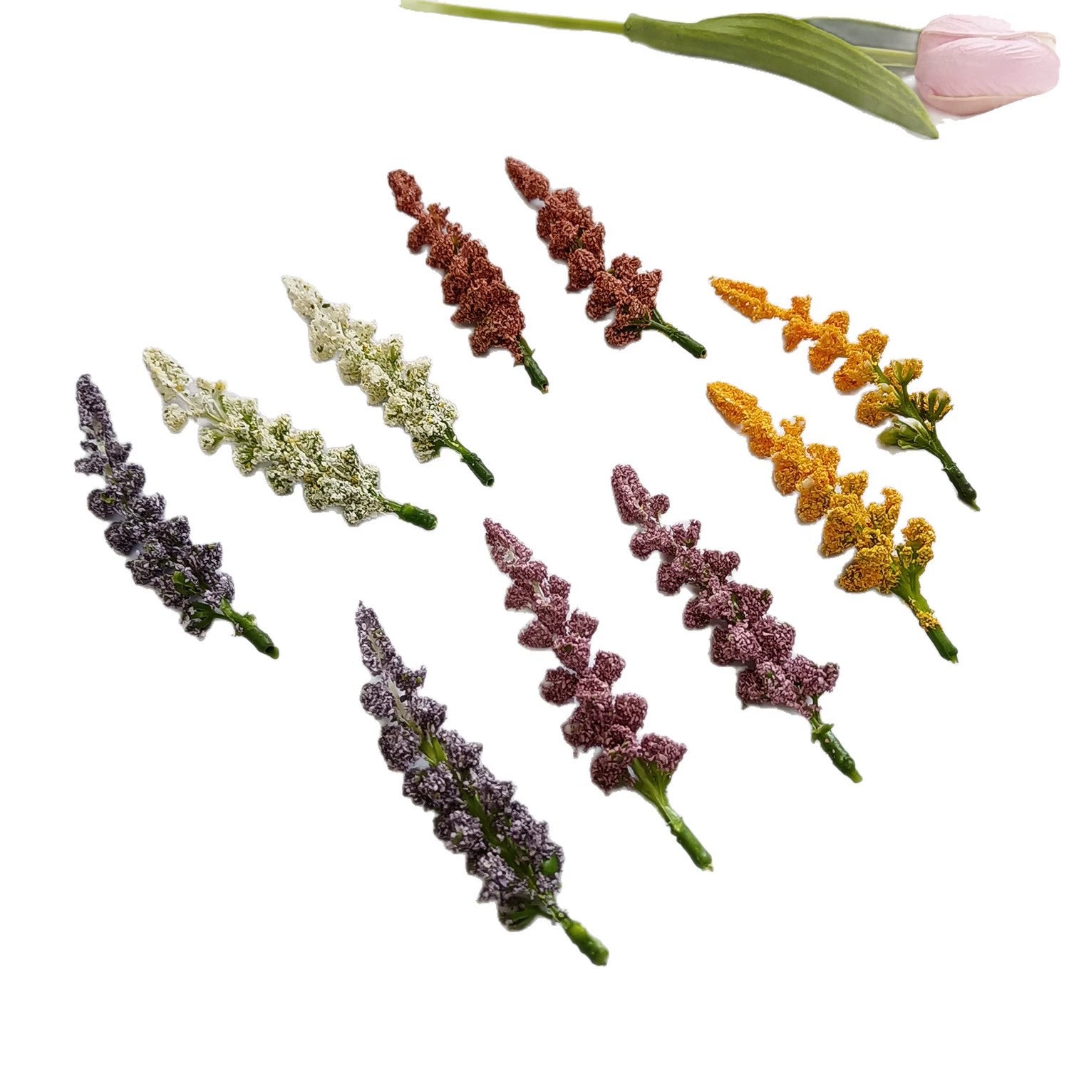 Echte Berührung Weizenpflanze Zubehör, 11cm, Dekorativ, Perfekt für Hochzeiten, DIY Geschenke, Blumenarrangements