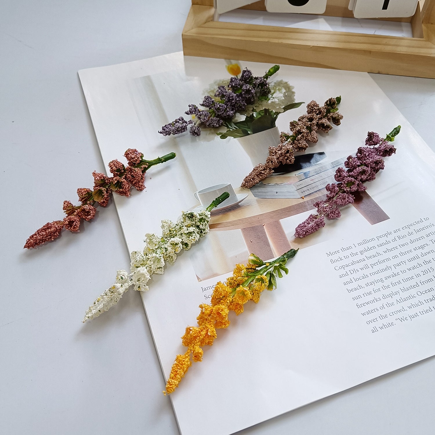 Echte Berührung Weizenpflanze Zubehör, 11cm, Dekorativ, Perfekt für Hochzeiten, DIY Geschenke, Blumenarrangements