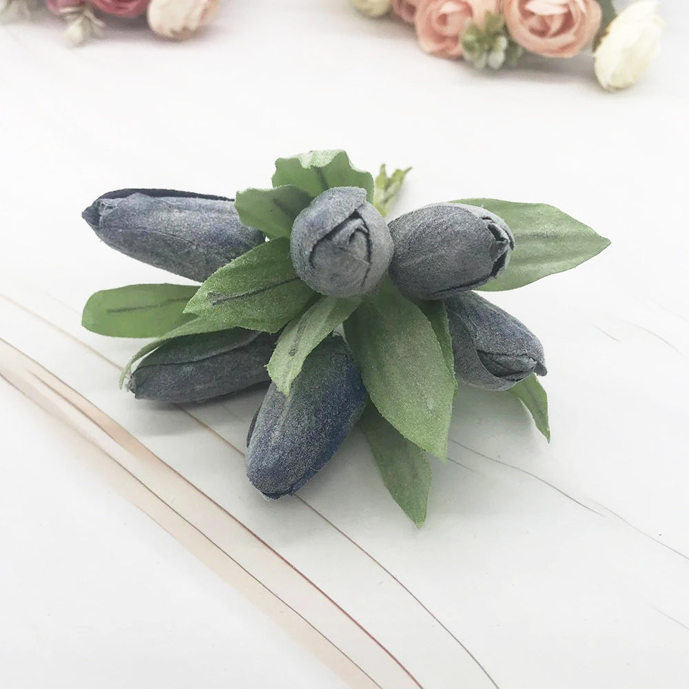 Kleiner Tulpenstrauß künstlich (6 Stk, 14,5cm), Naturgetreue Tulpen mit realistischer Haptik für Tischdeko, Hochzeit, Gestecke & DIY